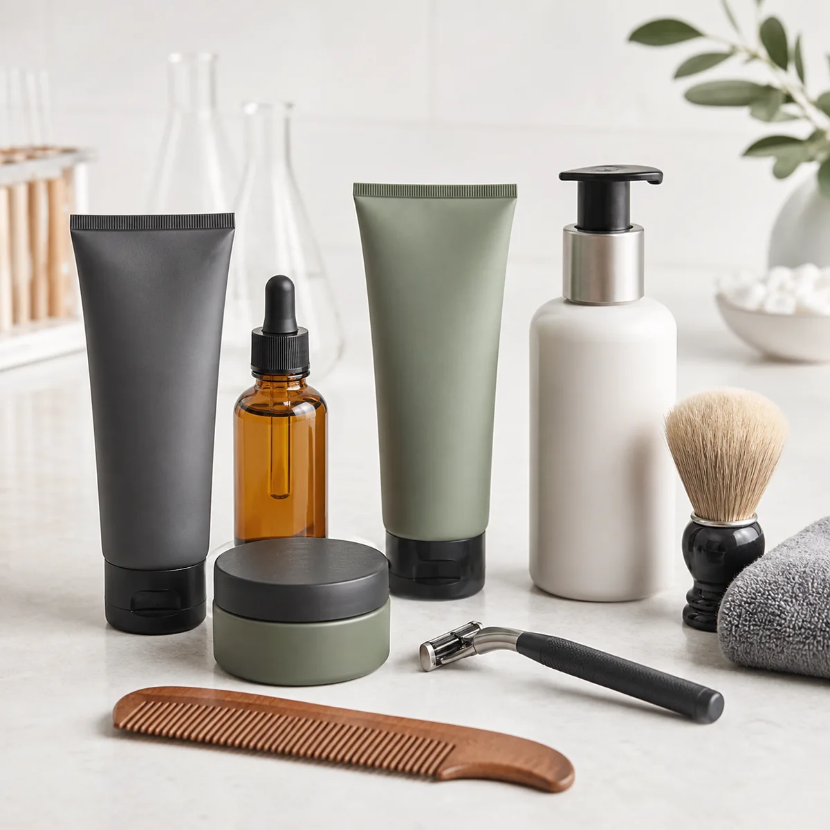 Men's Grooming private label cosmetic product cover