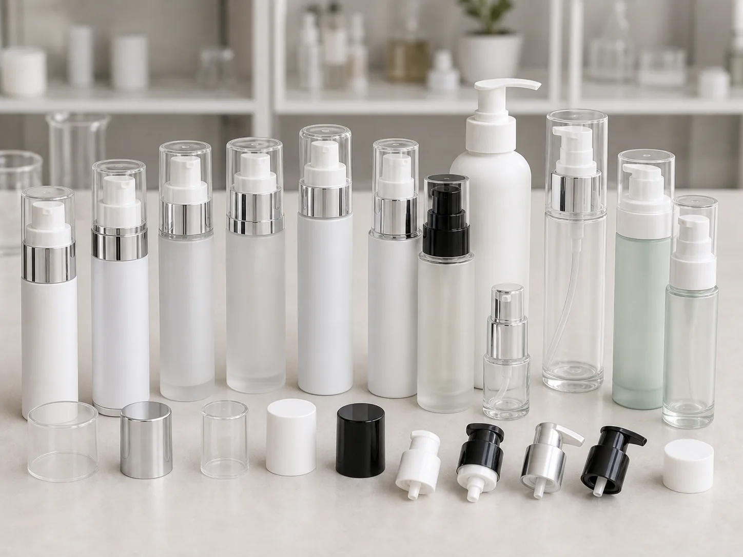 Airless & Pumps private label cosmetic product cover