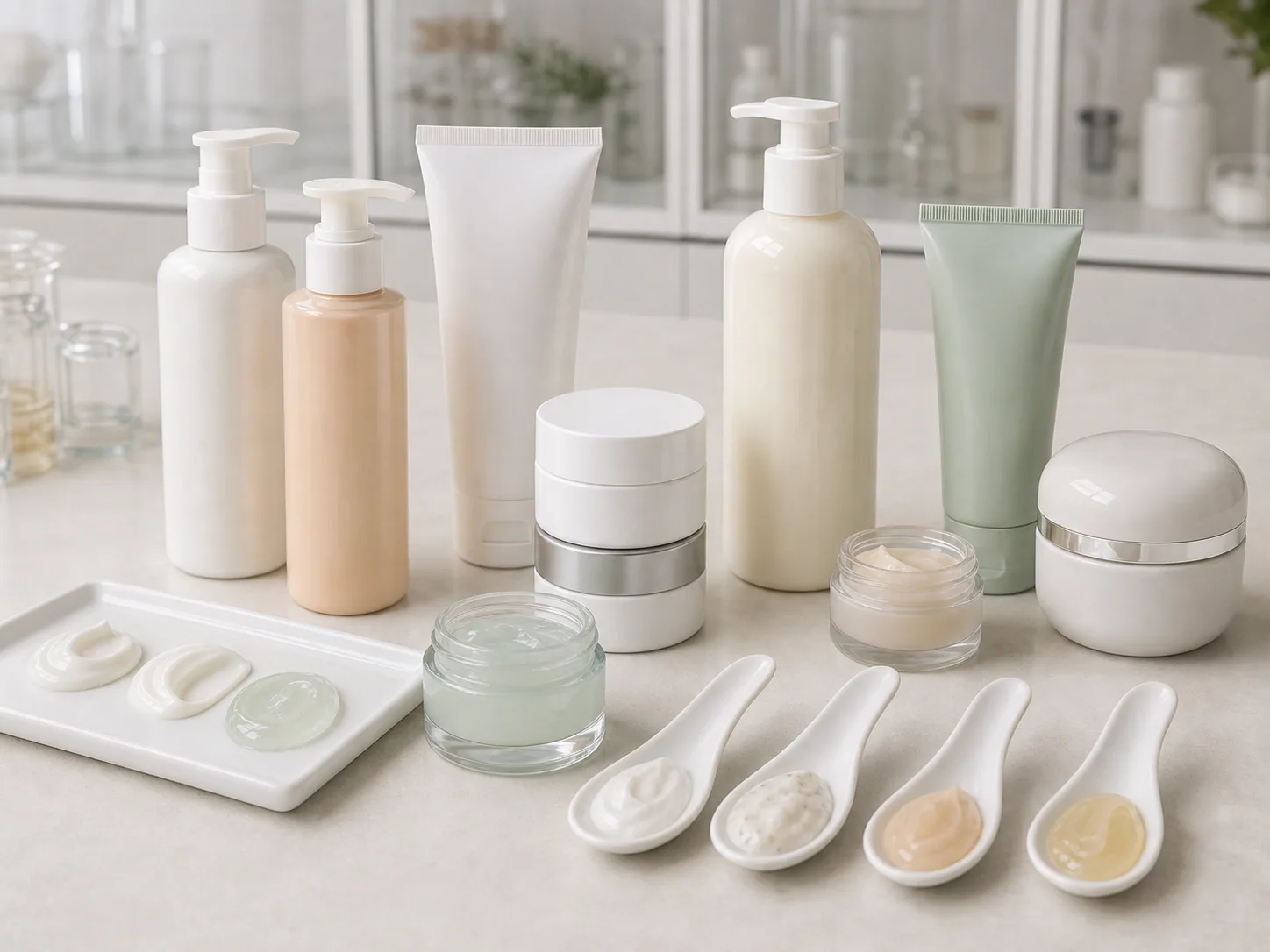 Cream & Lotion private label cosmetic product cover