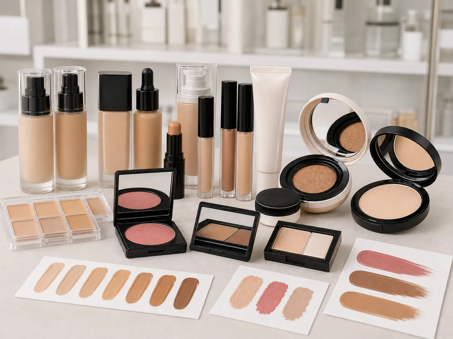 Face Makeup private label cosmetic product cover