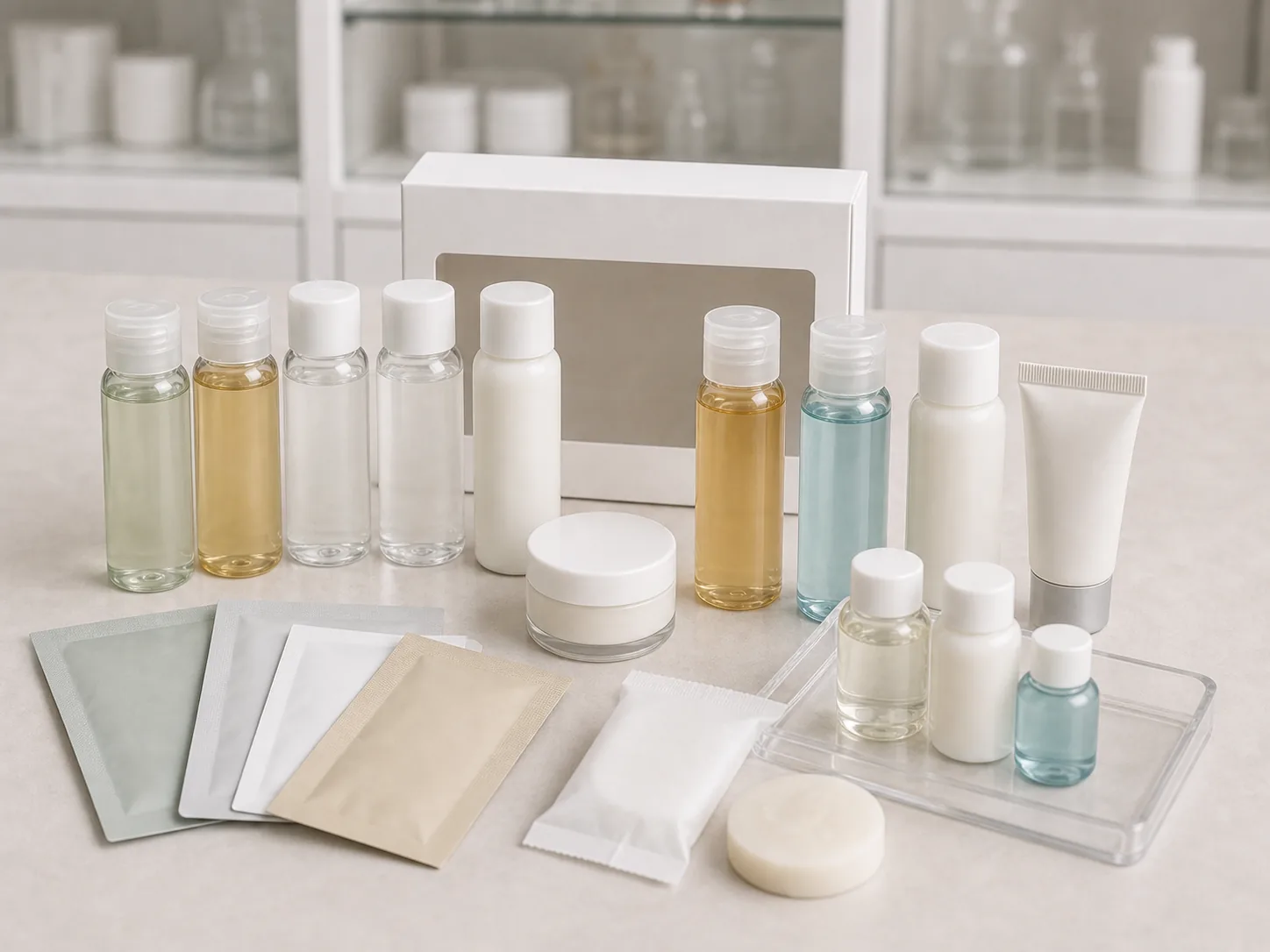 Travel & Amenity private label cosmetic product cover